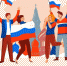 "Три цвета праздника" - Городское библиотечное объединение