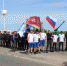 Темрюкские полицейские приняли участие в патриотическом забеге «Никто не забыт, ничто не забыто». - Отдел МВД России по Темрюкскому району