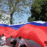 В День России на городскую площадь вынесли государственный флаг - МО Темрюкский район