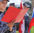 В Темрюке в День флага России прошла церемония приведения к Присяге сотрудников Росгвардии - МО Темрюкский район