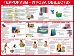 Памятка гражданам об их действиях при установлении уровней террористической опасности