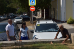 Восстановление облицовки подпорной стенки на улице Розы Люксембург