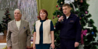 Новогодний утренник в школе-интернате в Темрюкском районе - Отдел МВД России по Темрюкскому району