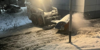 Городские службы работают в усиленном режиме из-за обильного снегопада - Темрюкское городское поселение