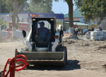 В станице Тамани продолжается благоустройство сквера имени Головатого